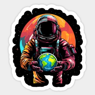 Astronaut Outer Space Gifts Men Kids Women Funny Space Sticker